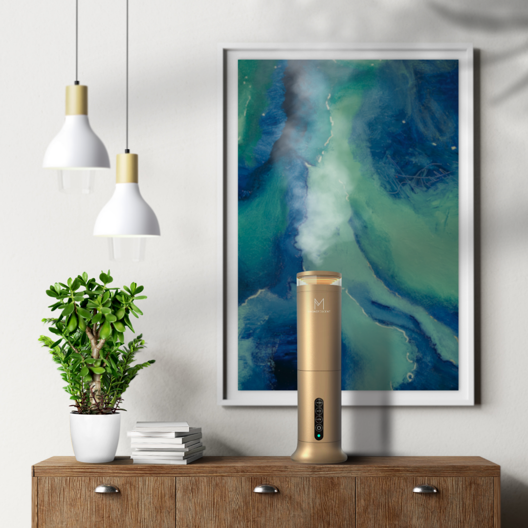 LumaMist Hotel Collection - Luxury Diffuser + 4 Hotel Oils