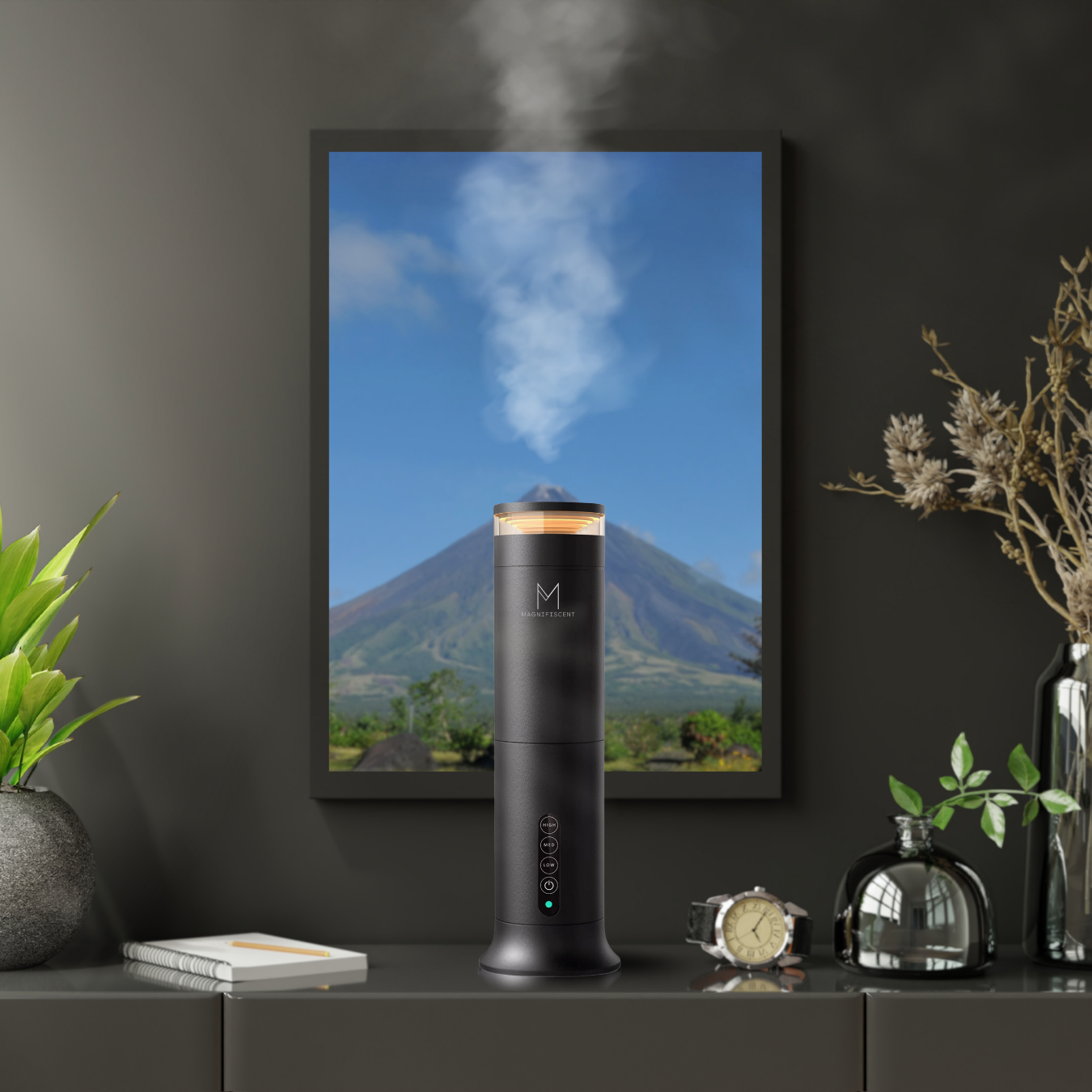 LumaMist Hotel Collection - Luxury Diffuser + 4 Hotel Oils